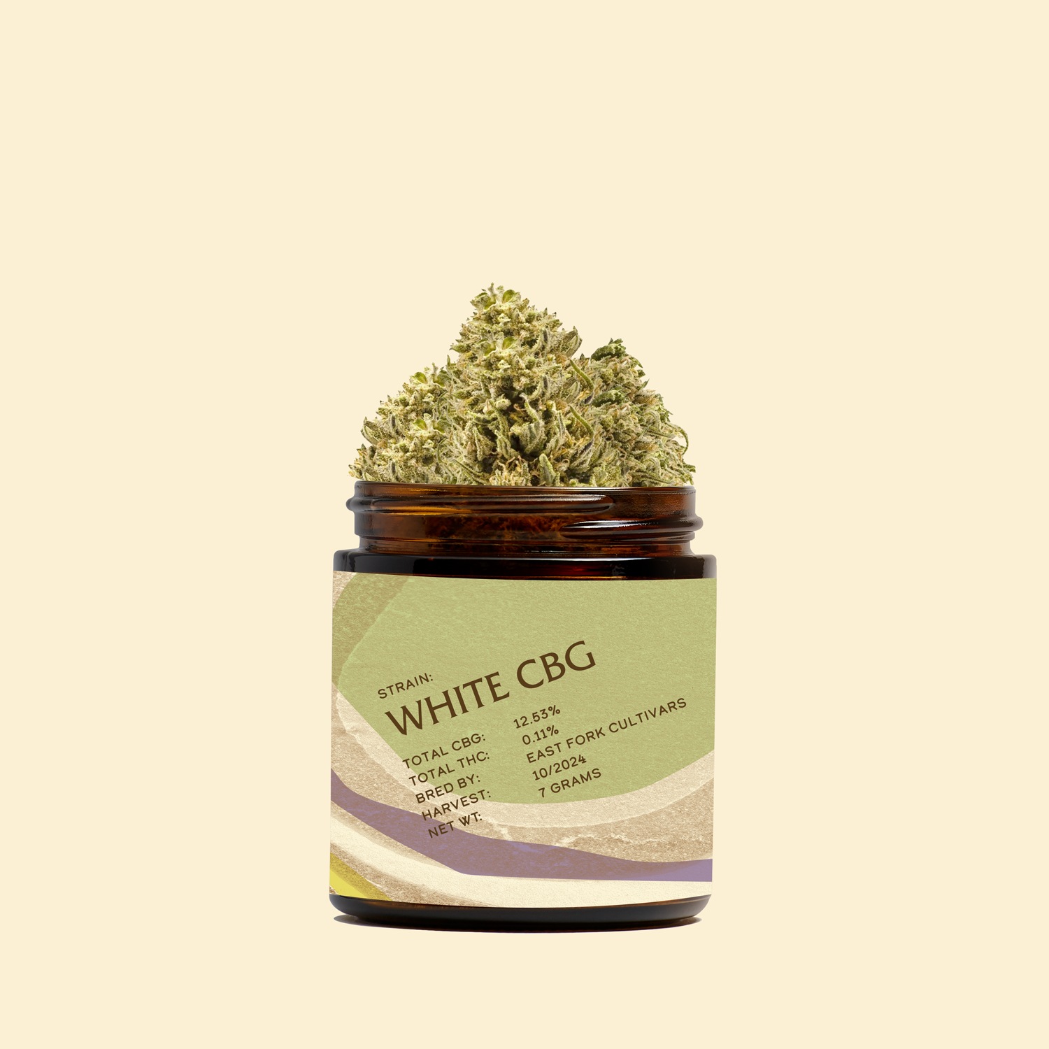 "White CBG" Hemp Flower