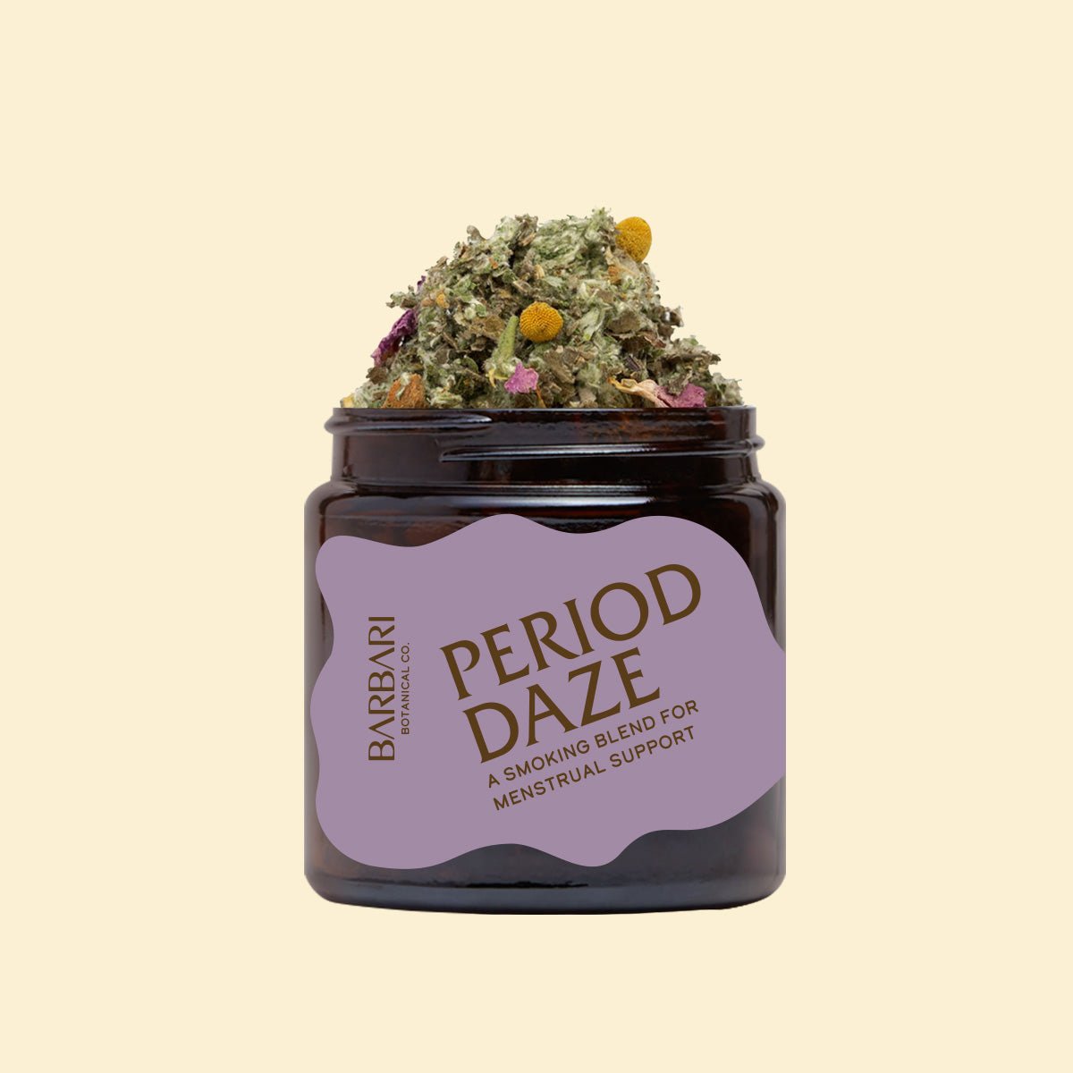 Period Daze Herbal Blend - Tobacco Alternative - Barbari Botanical Co.